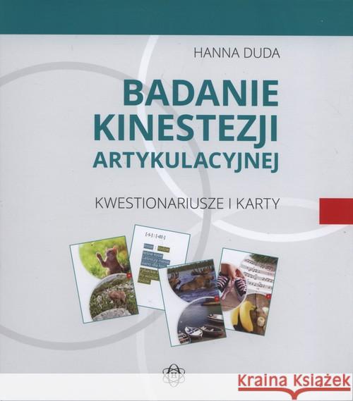 Badanie kinestezji artykulacyjnej Duda Hanna 9788380800298 Harmonia