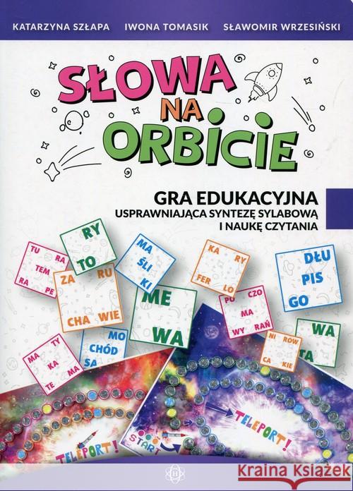 Gra edukacyjna - Słowa na orbicie Szłapa Katarzyna Tomasik Iwona Wrzesiński Sławomir 9788380802117 Harmonia