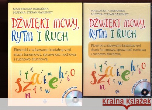 Dźwięki mowy, rytm i ruch. Koplet w.2020 Barańska Małgorzata Gąsieniec Stefan 9788380803435 Harmonia