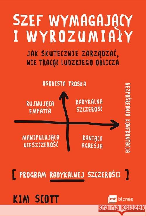 Szef wymagający i wyrozumiały Scott Kim 9788380876101 MT Biznes