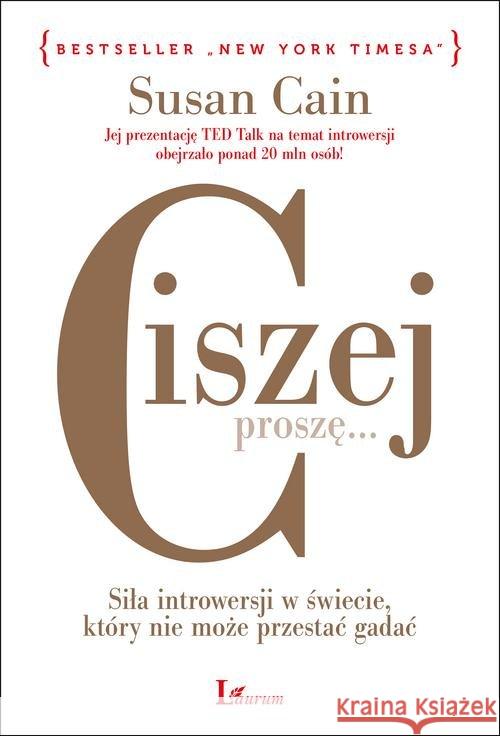 Ciszej proszę Cain Susan 9788380876842