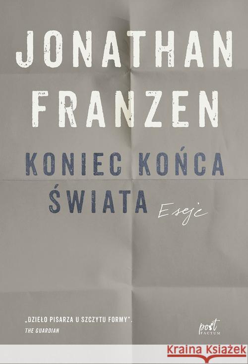 Koniec końca świata Franzen Jonathan 9788381107310 Sonia Draga