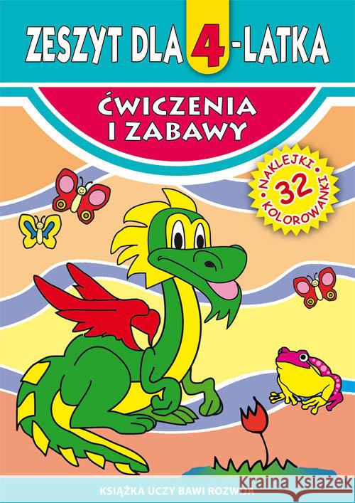 Zeszyt dla 4-latka Korczyńska Małgorzata 9788381147545 Literat