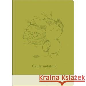 Czuły notatnik zielony ILUSTRACJE ZAJĄC ALEKSANDRA 9788381502665