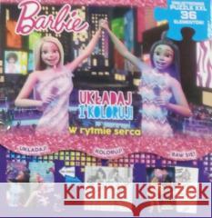 Barbie. Układaj i koloruj. W rytmie serca praca zbiorowa 9788381579070