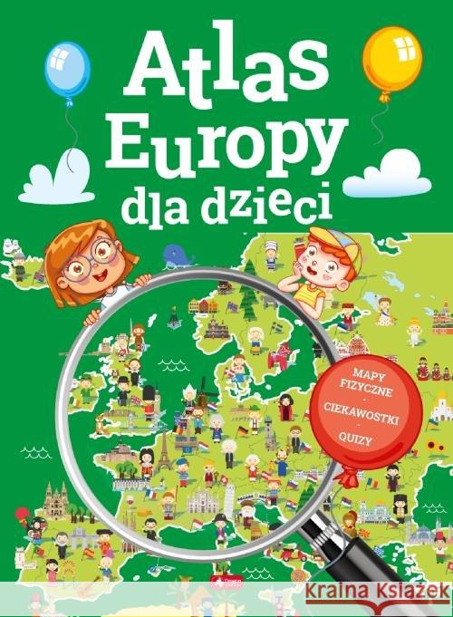 Atlas Europy dla dzieci Null Null 9788381723190 Dragon