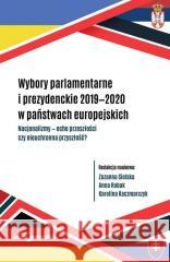 Wybory parlamentarne i prezydenckie 2019-2020... red. Zuzanna Sielska, Anna Robak, Karolina Kaczma 9788381804776