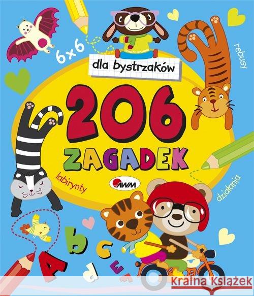 Dla bystrzaków przedszkolaków 206 zagadek Czarnecka Jolanta 9788381810418 AWM Agencja Wydawnicza