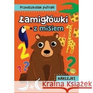 Przedszkolak potrafi. Łamigłówki z misiem praca zbiorowa 9788381813228
