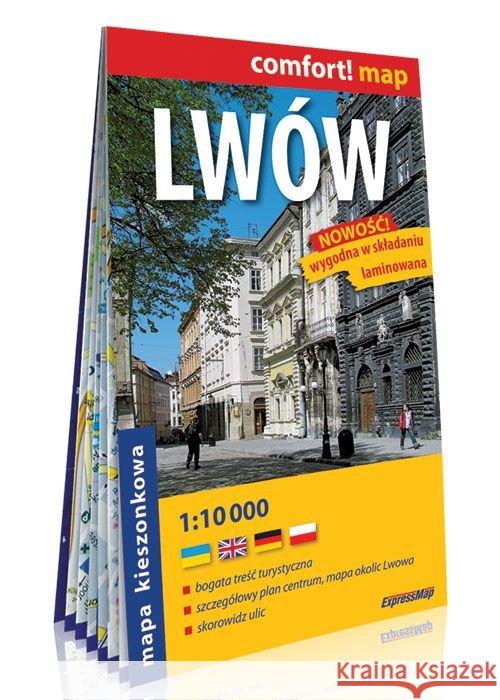 Comfort! map Lwów 1:10 000 plan miasta mini  9788381900829 ExpressMap