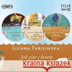 Pakiet: Jak pies z kotem T.1-3 Audiobook Liliana Fabisińska 9788381949200