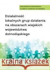 Działalność lokalnych grup działania na... Małgorzata Borkowska, Elżbieta Jadwiga Szymańska 9788382093148