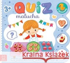 Quiz malucha. Książeczka edukacyjna z naklejkami.. Katarzyna Łanocha 9788382138290