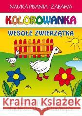 Kolorowanka Wesołe zwierzętka Beata Guzowska 9788382600575