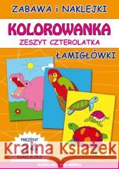Kolorowanka. Zeszyt czterolatka. Łamigłówki Beata Guzowska 9788382601169