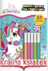 Moje Jednorożce. Numerkowe kolorowanki cz.4 praca zbiorowa 9788382826647