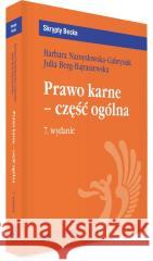 Prawo karne - część ogólna z testami online Julia Berg-Bajraszewska, Barbara Namysłowska-Gabr 9788383561264