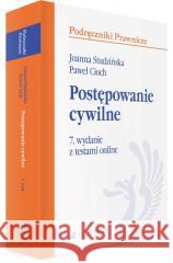 Postępowanie cywilne z testami online praca zbiorowa 9788383567792