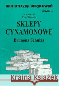 Biblioteczka opracowań nr 013 Sklepy cynamonowe  9788386581658 Biblios