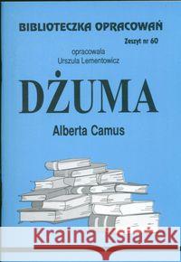 Biblioteczka opracowań nr 060 Dżuma Lementowicz Urszula 9788386581924 Biblios