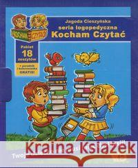 Kocham czytać. Pakiet 18 zeszytów (1-18) niebieski Cieszyńska Jagoda 9788389434043 Wydawnictwo Edukacyjne