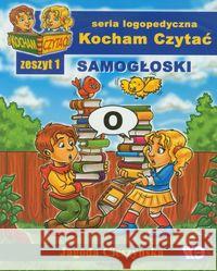 Kocham czytać zeszyt 1. Samogłoski Cieszyńska Jagoda 9788389434951 Wydawnictwo Edukacyjne