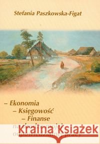 Ekonomia księgowość finanse na drodze mojej odpowiedzialnej pracy Paszkowska-Figat Stefania 9788392779407 MTM Motyl