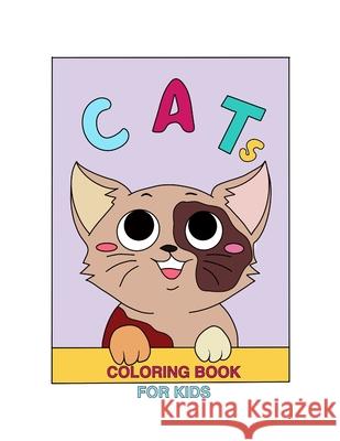 Cats coloring book for kids Dagna Banaś 9788396254306 Zu Luxpad Publishing