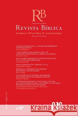 Revista B?blica 2024/1-2 - A?o 86 Asociaci?n B?blica Aba 9788410630444 Verbo Divino