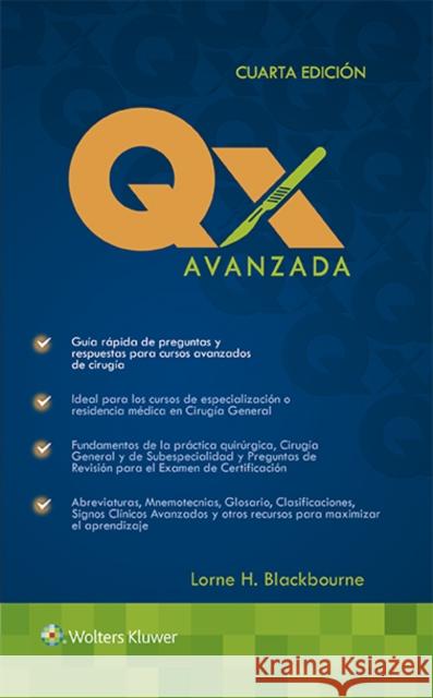 Qx. Avanzada Lorne H. Blackbourne 9788416004881 Lww