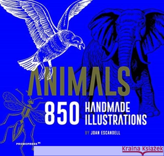 Animals: 850 Handmade Illustrations  9788417412883 Promopress