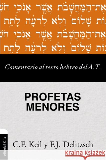 Comentario al texto hebreo del Antiguo Testamento - Profetas Menores Keil, Carl Friedrich 9788418204104