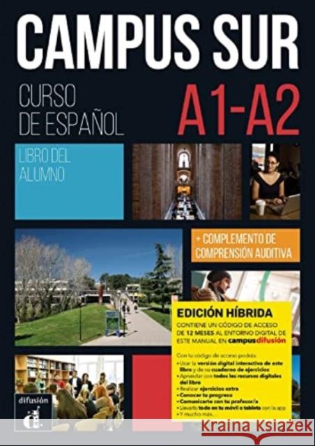 Campus Sur A1-A2 - Edicion hibrida - Libro del alumno: A1-A2 Teresa Moreno 9788419236364