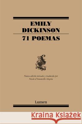 71 Poemas (Emily Dickinson) / 71 Poems Emily Dickinson 9788426426956 Lumen Press