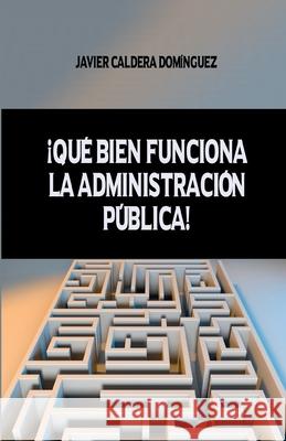 ¡qué Bien Funciona La Administración Pública! Caldera Domínguez, Javier 9788461770038