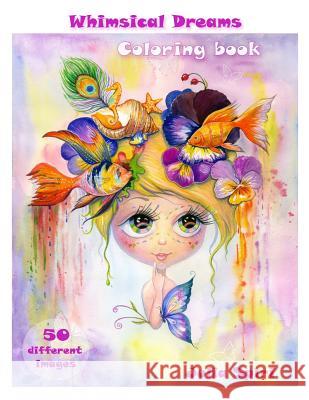 Adult Coloring Book - Whimsical Dreams: Color up a Fantasy, Magic Characters. All ages. 50 Different Images printed on single-sided pages Julia Spiri 9788469733479 Julia Spiri