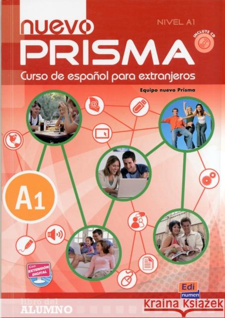 Nuevo Prisma A1: Student Book + CD : 10 units Maria Jose Gelabert 9788498483659 Editorial Edinumen