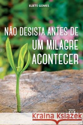 Não desista antes de um milagre acontecer Eliete Gomes 9788536903385 Editora Santuario