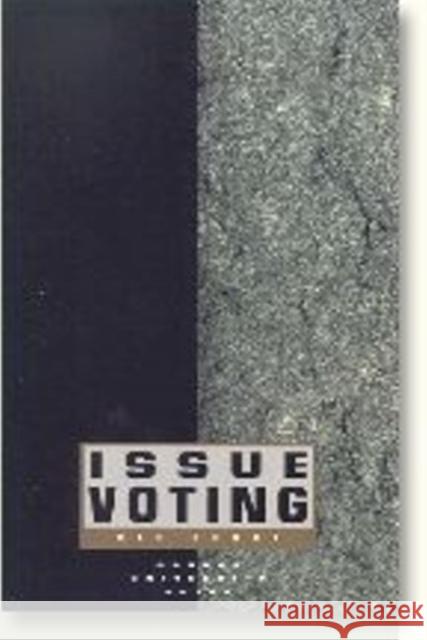 Issue Voting: An Introduction Borre, Ole 9788772889139 AARHUS UNIVERSITY PRESS