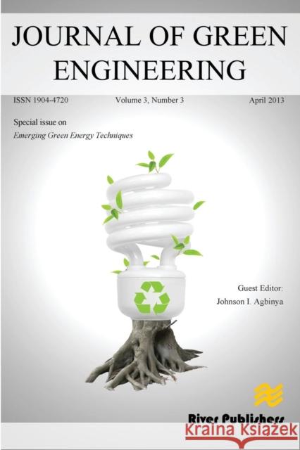 Journal of Green Engineering 3-3 Johnson I. Agbinya 9788792982490