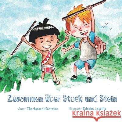 Zusammen über Stock und Stein Hartelius, Thorbjørn 9788794135030 Tinykingdompress