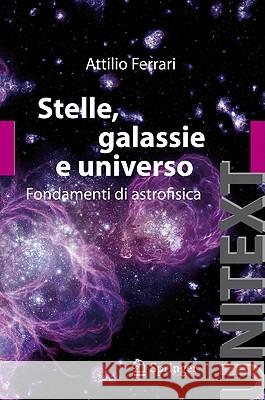 Stelle, Galassie E Universo: Fondamenti Di Astrofisica Ferrari, A. 9788847018327 Not Avail