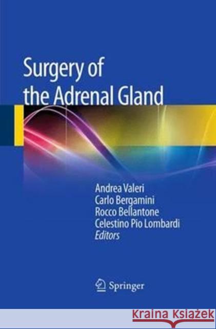 Surgery of the Adrenal Gland Andrea Valeri Carlo Bergamini Rocco Bellantone 9788847058224 Springer