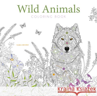 Wild Animals Coloring Book Sara Muzio 9788854418394