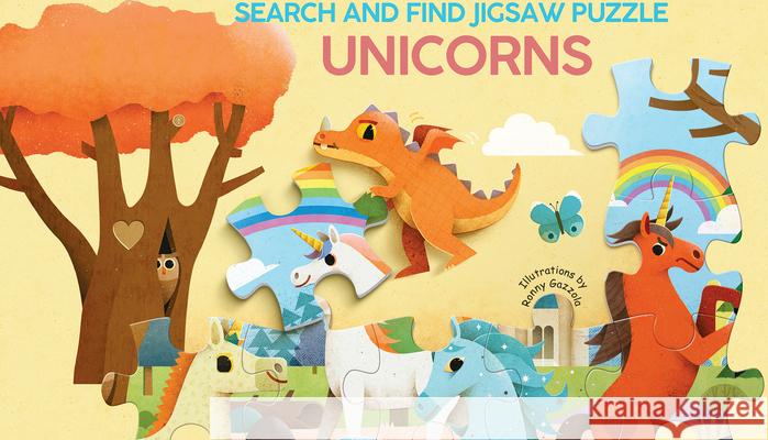 Unicorns: Search and Find Jigsaw Puzzle Ronny Gazzola 9788854419186