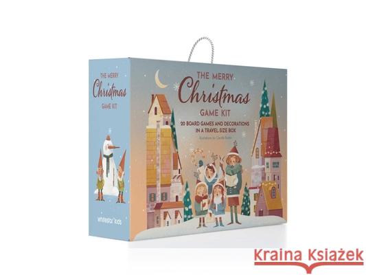 The Merry Christmas Game Kit: Over 20 Games and Decorations in a Travel Size Box Claudia Bordin 9788854421738 White Star Publishers