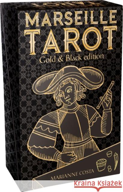 Marseille Tarot - Gold & Black Edition Marianne (Marianne Costa) Costa 9788865278468