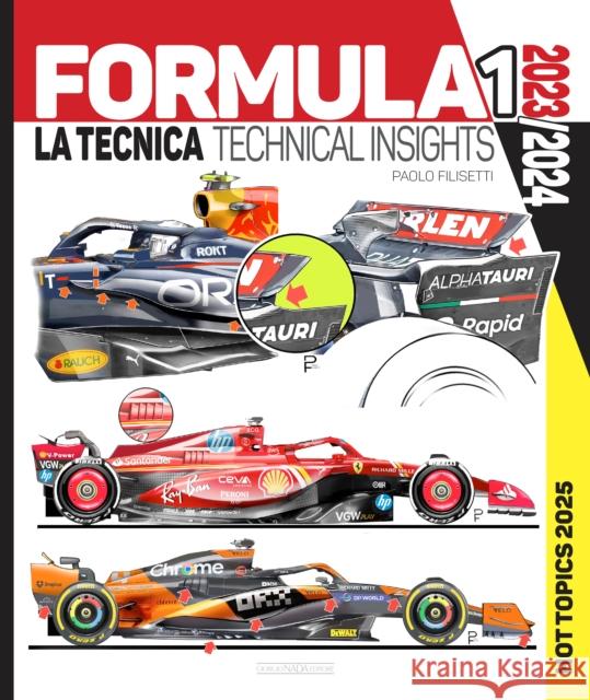 Formula 1 2023/2024 Technical Insights: Hot Topics 2025 Paolo Filisetti 9788879119719 Giorgio NADA Editore