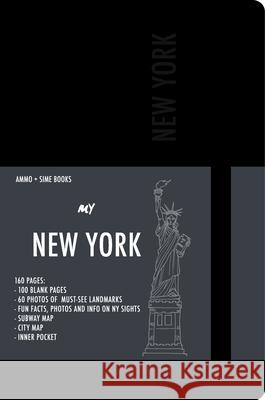 New York Visual Notebook: Black Night  9788895218793 Sime Books