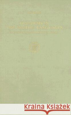 Diathesis in the Semitic Languages: A Comparative Morphological Study Jan Retso 9789004088184 Brill Academic Publishers